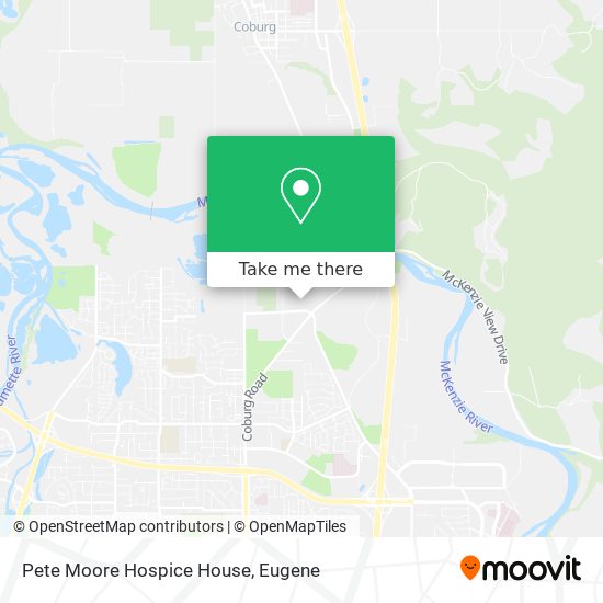 Pete Moore Hospice House map