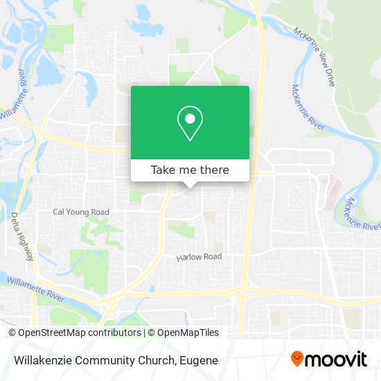 Willakenzie Community Church map