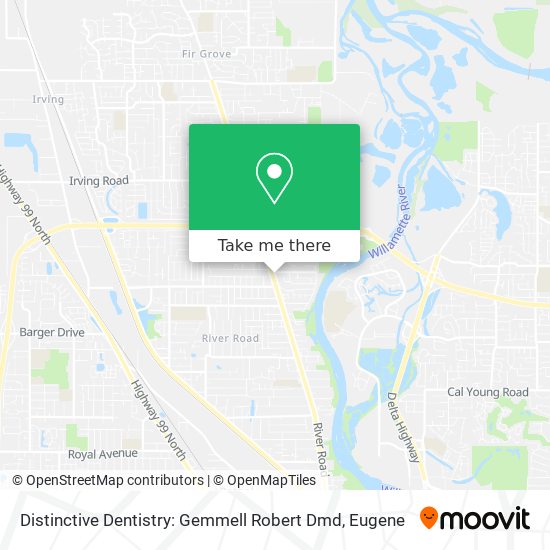 Mapa de Distinctive Dentistry: Gemmell Robert Dmd