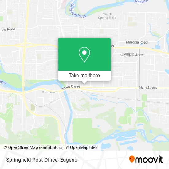 Springfield Post Office map