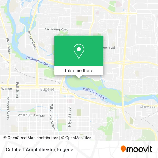 Cuthbert Amphitheater map