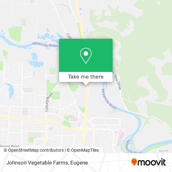 Johnson Vegetable Farms map