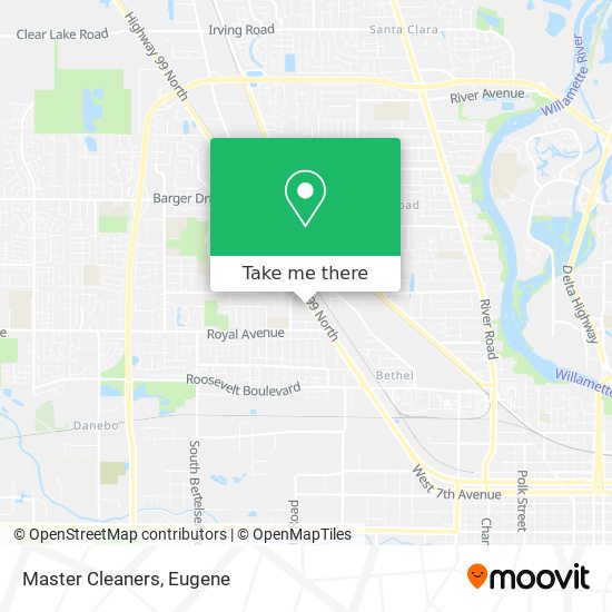 Master Cleaners map