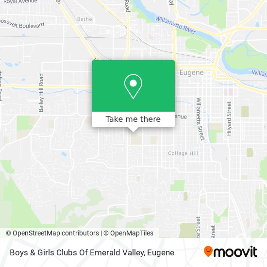Boys & Girls Clubs Of Emerald Valley map