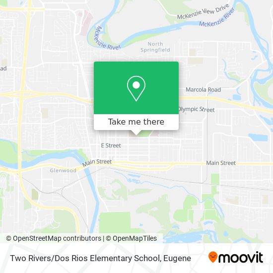 Two Rivers / Dos Rios Elementary School map