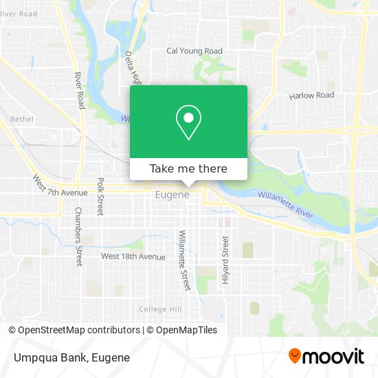 Mapa de Umpqua Bank