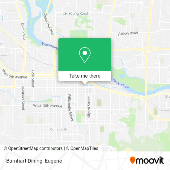 Mapa de Barnhart Dining