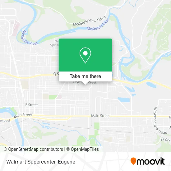 Walmart Supercenter map