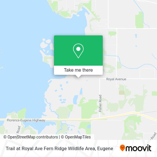 Mapa de Trail at Royal Ave Fern Ridge Wildlife Area