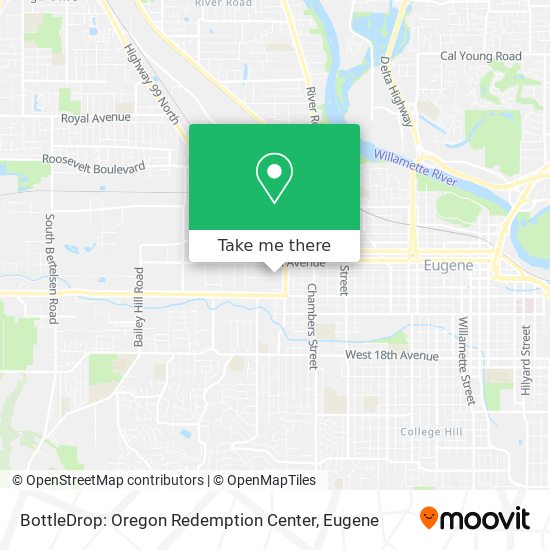 BottleDrop: Oregon Redemption Center map