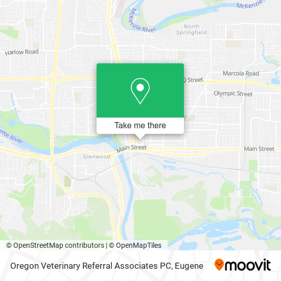 Oregon Veterinary Referral Associates PC map