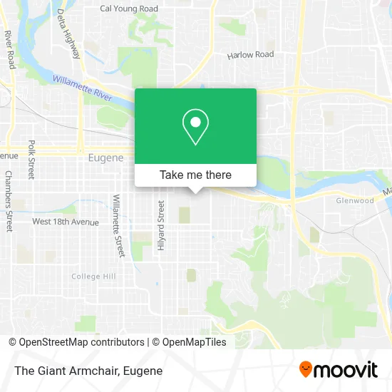 The Giant Armchair map