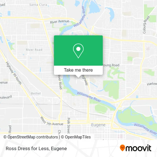 Mapa de Ross Dress for Less