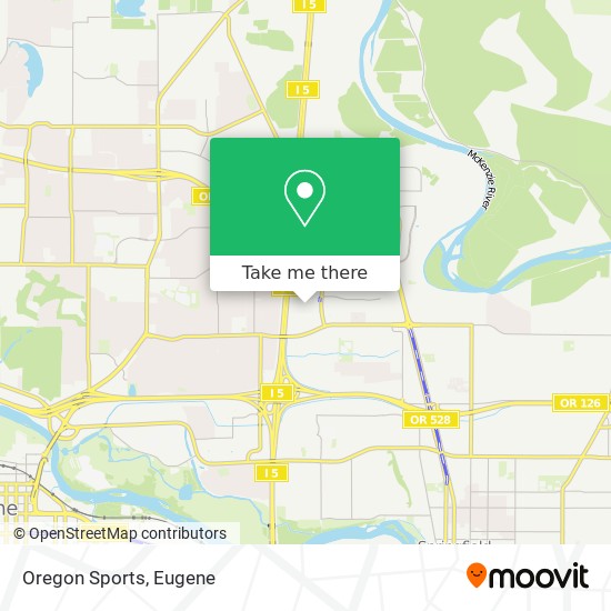 Oregon Sports map