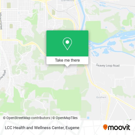 LCC Health and Wellness Center map