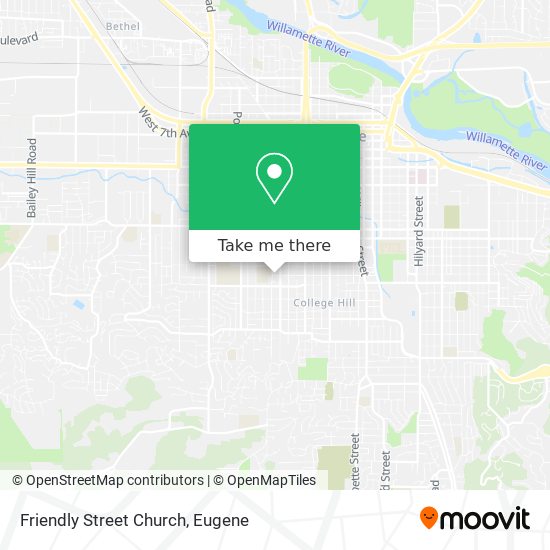 Friendly Street Church map