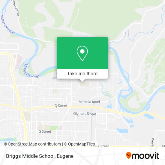Mapa de Briggs Middle School