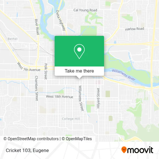 Cricket 103 map