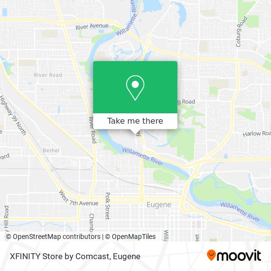 XFINITY Store by Comcast map