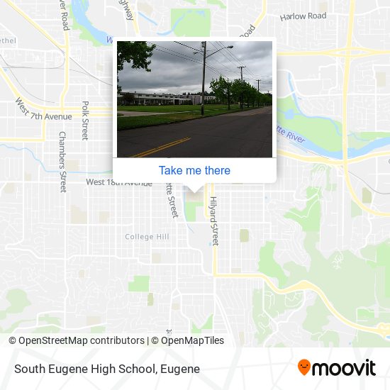 South Eugene High School map