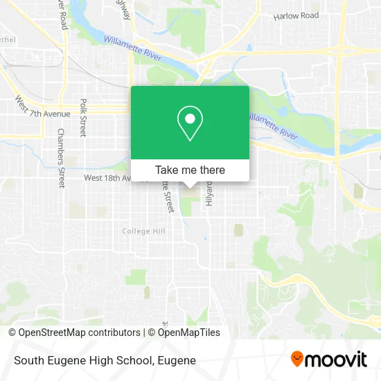 Mapa de South Eugene High School