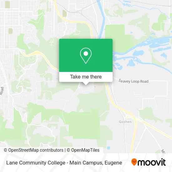 Mapa de Lane Community College - Main Campus