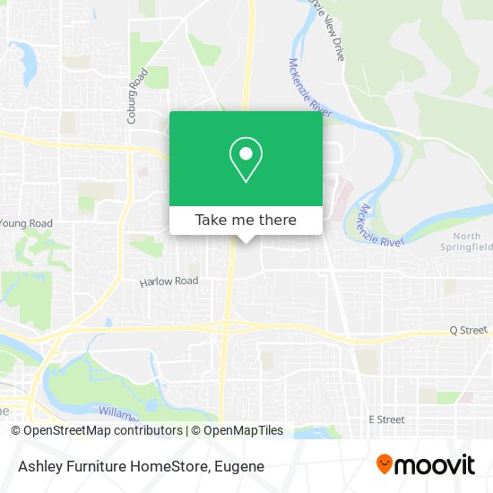 Ashley Furniture HomeStore map