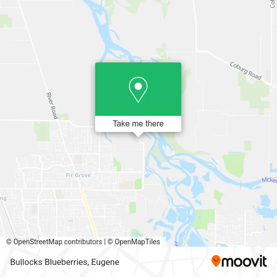 Bullocks Blueberries map