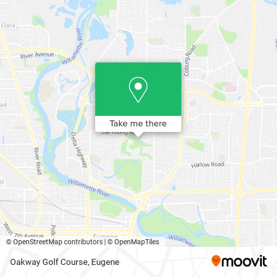 Mapa de Oakway Golf Course