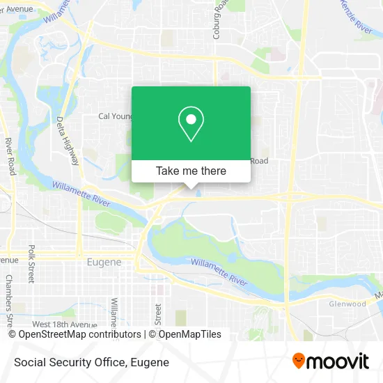 Social Security Office map