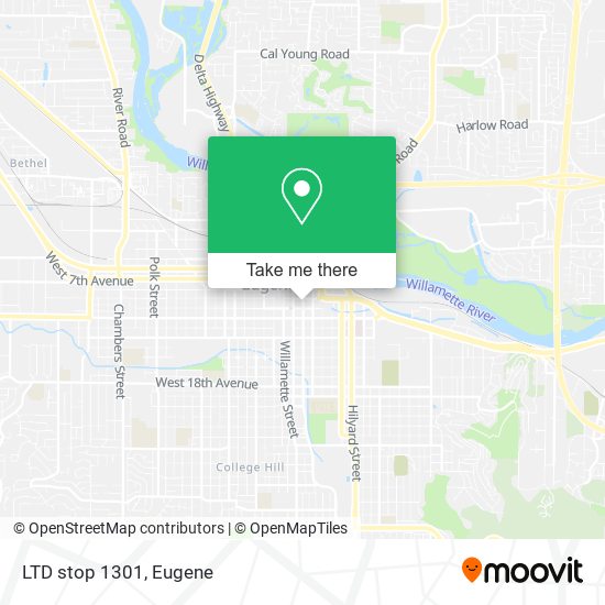 Mapa de LTD stop 1301