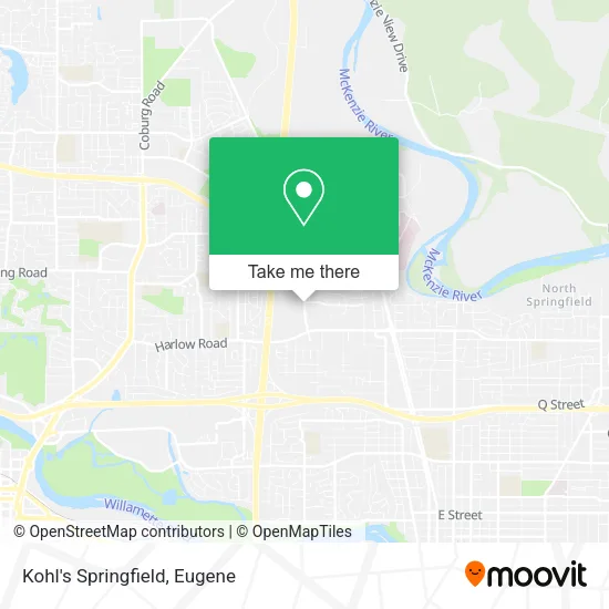 Mapa de Kohl's Springfield
