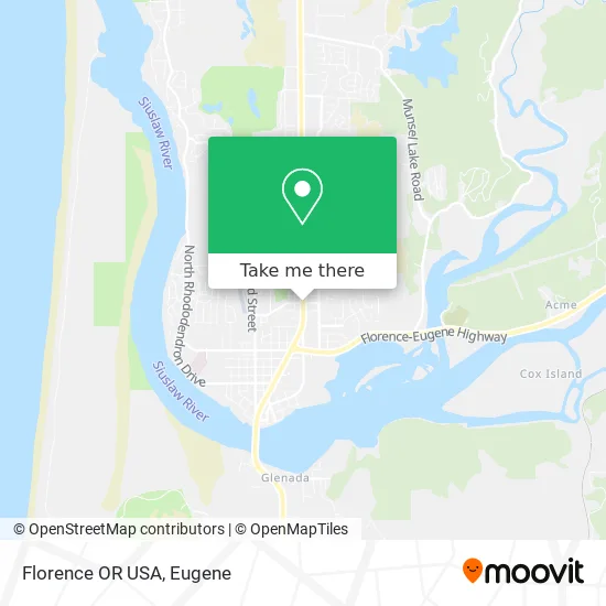 Mapa de Florence OR USA