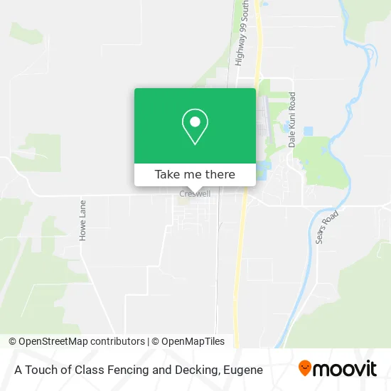 A Touch of Class Fencing and Decking map