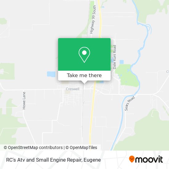 RC's Atv and Small Engine Repair map