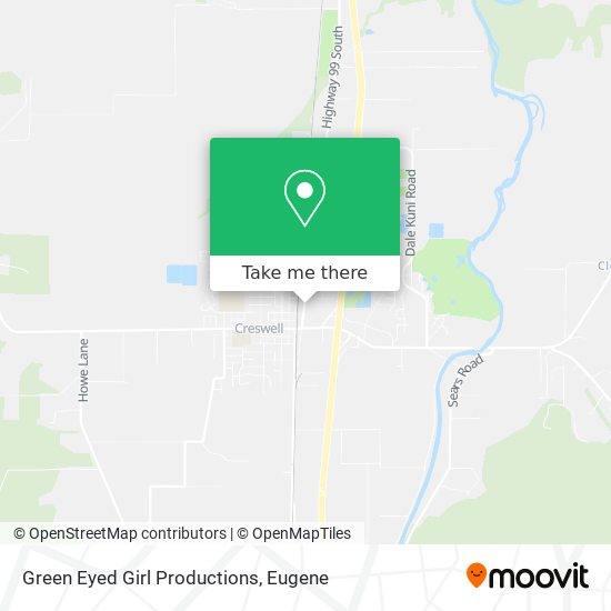 Green Eyed Girl Productions map