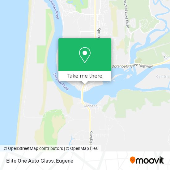 Mapa de Elite One Auto Glass
