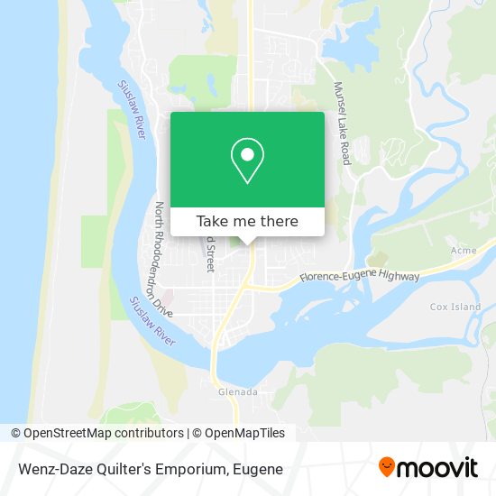 Wenz-Daze Quilter's Emporium map