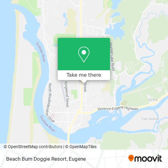 Mapa de Beach Bum Doggie Resort