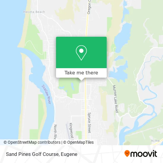 Sand Pines Golf Course map