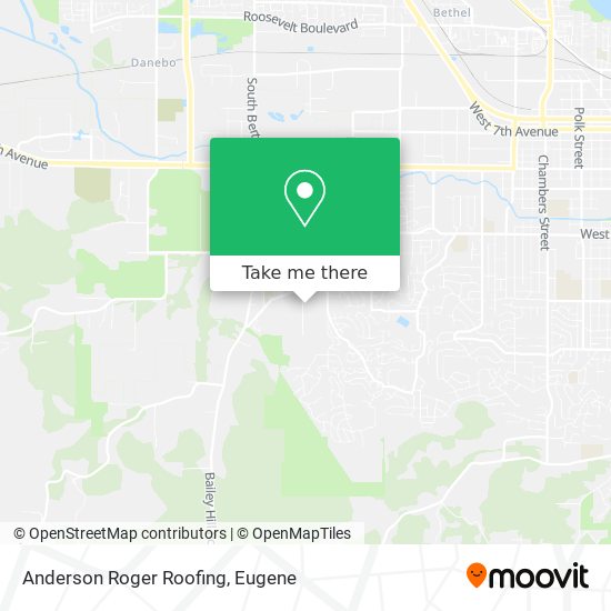 Mapa de Anderson Roger Roofing