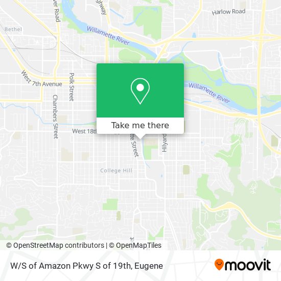 W/S of Amazon Pkwy S of 19th map