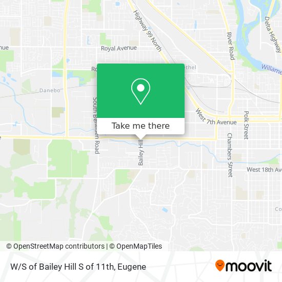 Mapa de W/S of Bailey Hill S of 11th