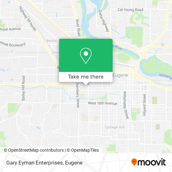 Mapa de Gary Eyman Enterprises
