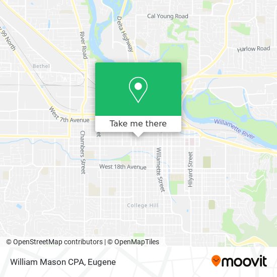 William Mason CPA map