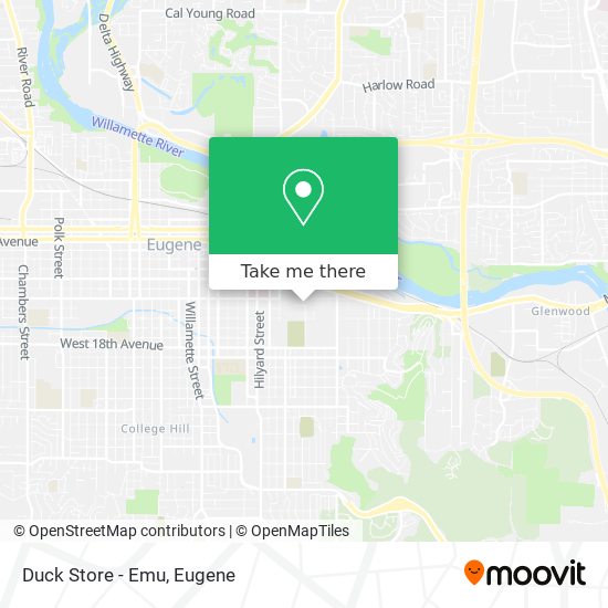 Duck Store - Emu map