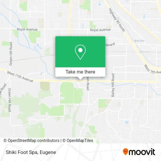 Mapa de Shiki Foot Spa