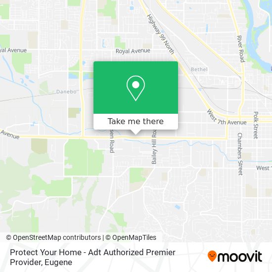 Protect Your Home - Adt Authorized Premier Provider map