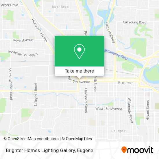 Brighter Homes Lighting Gallery map