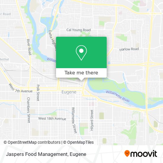 Mapa de Jaspers Food Management